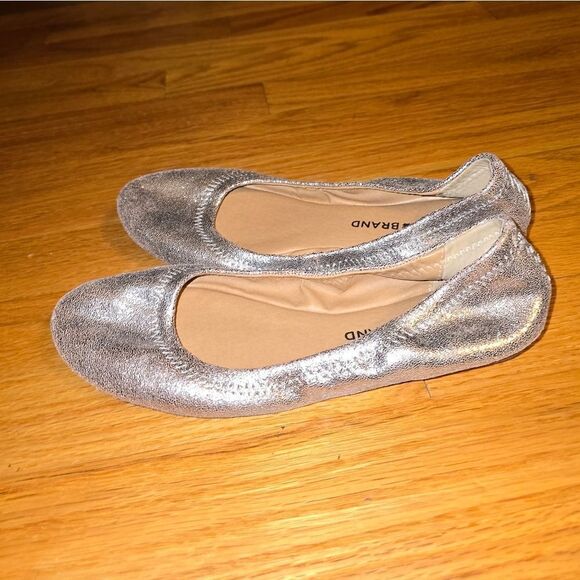 Lucky Brand Gold Ballet Flats Womans Size 7 - Picture 3 of 7